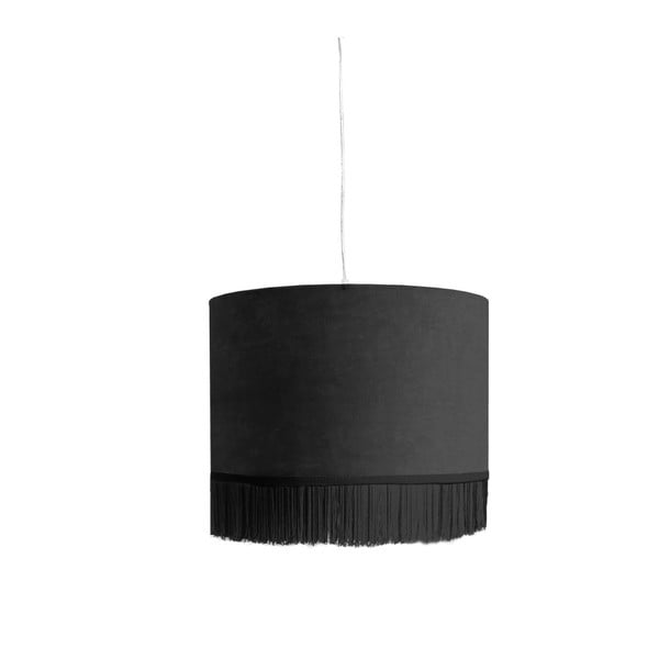 Čierne závesné svietidlo Velvet Atelier Colgante