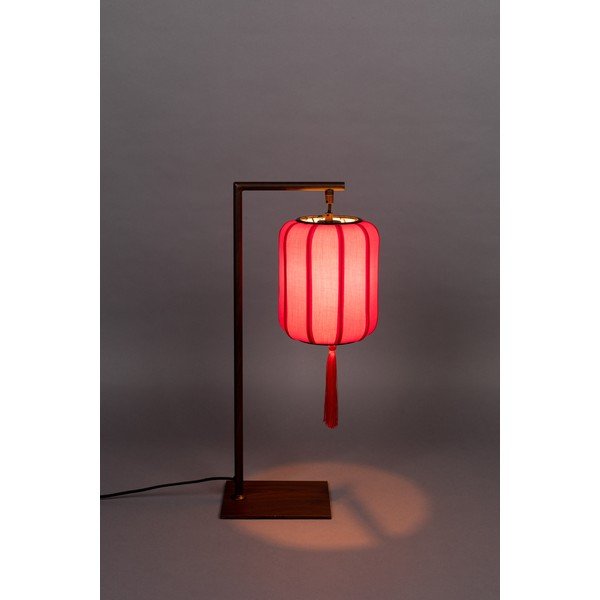 Červeno-hnedá stolová lampa Suoni - Dutchbone-image-1