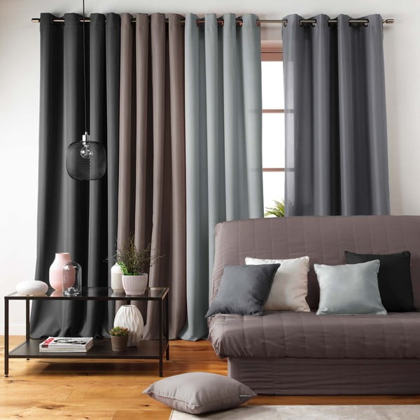 Čierny 3-miestny napínací poťah na pohovku Essentiel – douceur d'intérieur-image-1