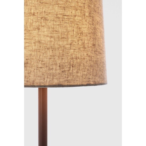 Béžová stojacia lampa s textilným tienidlom (výška  166 cm) Assam – Bizzotto-image-3