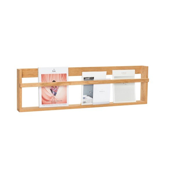Poschodová/na obrázky polica z dubového dreva v prírodnej farbe 110 cm Display – Hübsch-image-4