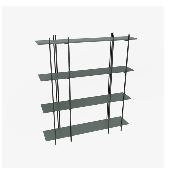 Zelený regál 160x180 cm Moss – Kalune Design-image-2