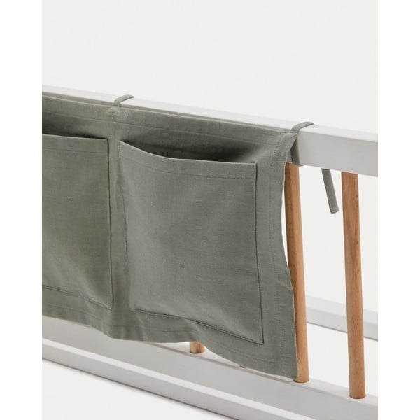 Zelené bavlnené vrecko na detskú postieľku 45 cm Laily – Kave Home-image-2