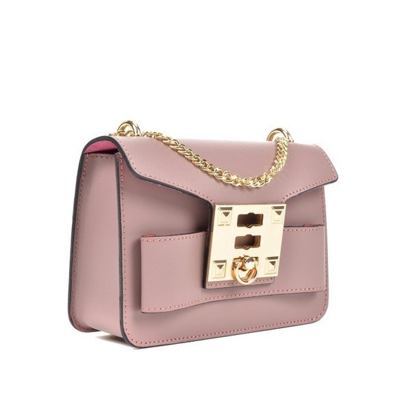 Ružová kožená kabelka Roberta M Ferra Rosa-image-2
