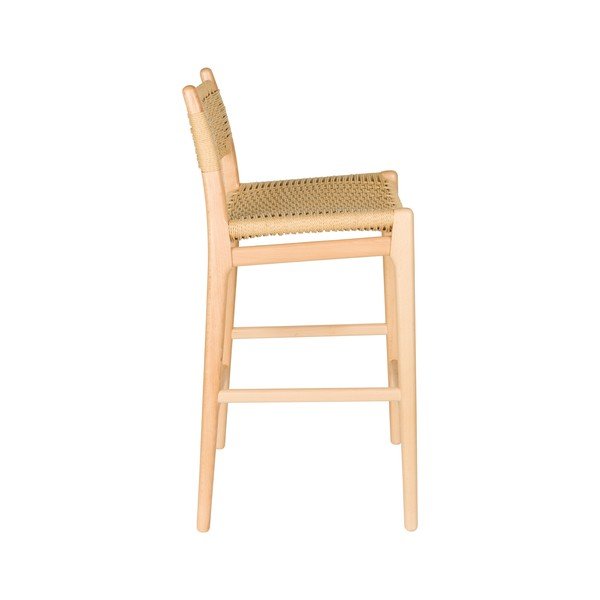 Barová stolička z bukového dreva v svetlo prírodnej farbe (výška sedadla 67,5 cm) Cecile – Dutchbone-image-3