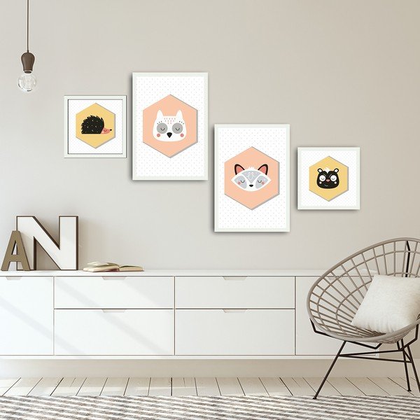 Sada 4 obrazov Alpyros Hurgo-image-1