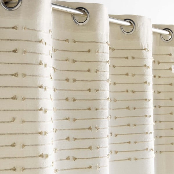 Béžový bavlnený záves 140x240 cm Golden Sunset – douceur d'intérieur-image-1