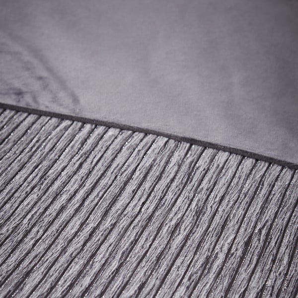 Sivé obliečky na dvojlôžko 200x200 cm Allure Sparkle – Catherine Lansfield-image-3