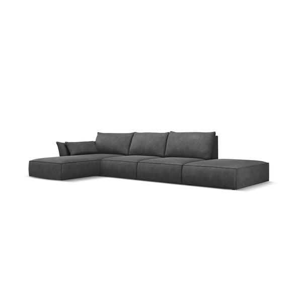 Sivá rohová pohovka (ľavý roh) Vanda - Mazzini Sofas-image-2