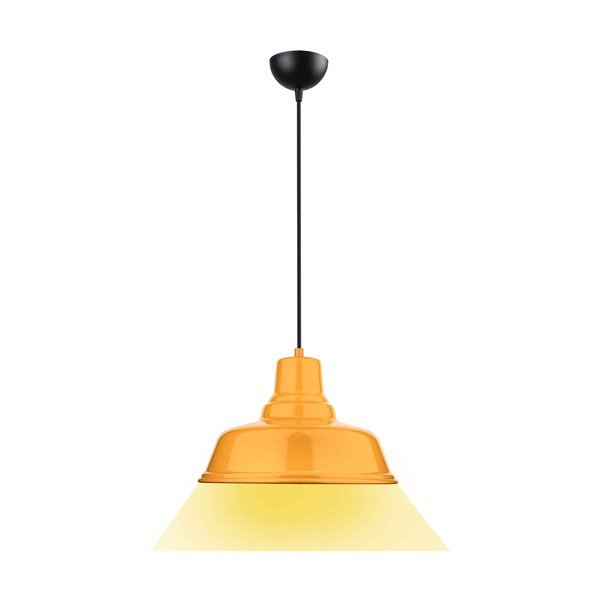 Okrovožlté kovové závesné svietidlo ø 32 cm Pawn – Squid Lighting-image-4