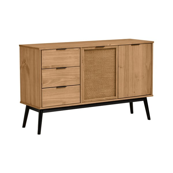 Komoda z borovicového dreva 130x80 cm Natasha – Marckeric-image-2