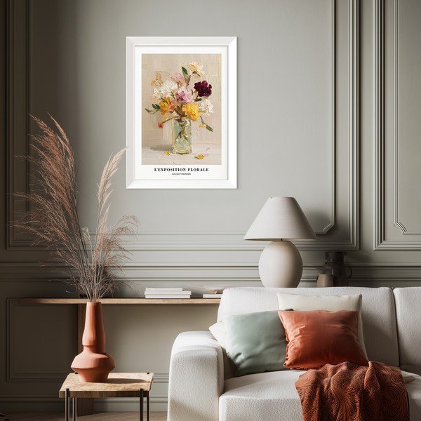 Tlačený obraz s rámom 56x75 cm Sunny Bouquet – Styler-image-1