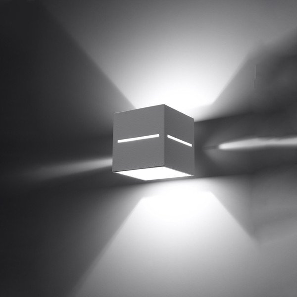 Biele nástenné svietidlo Lorum – Sollux-image-2