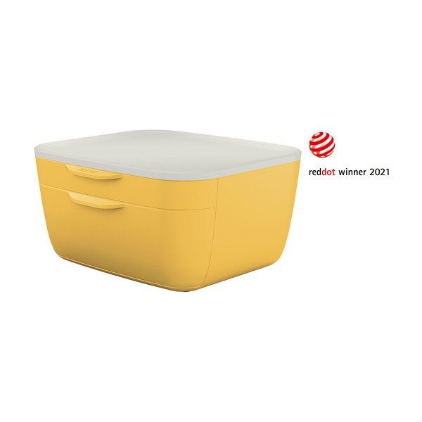 Žltá zásuvková škatuľa Leitz Cosy-image-2