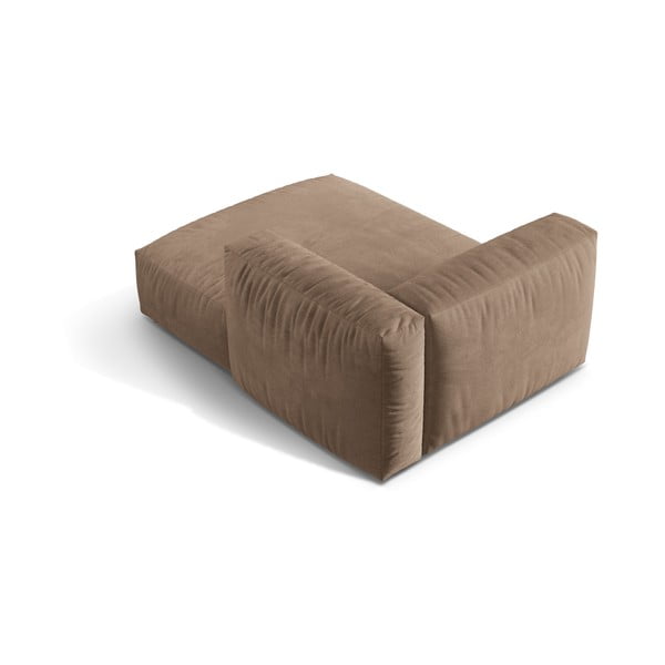 Svetlohnedý zamatový modul pohovky (pravý roh) Martina – Micadoni -image-2