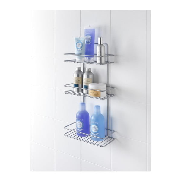 Nástenná kúpeľňová polička s troma poschodiami Metaltex Ref-image-2