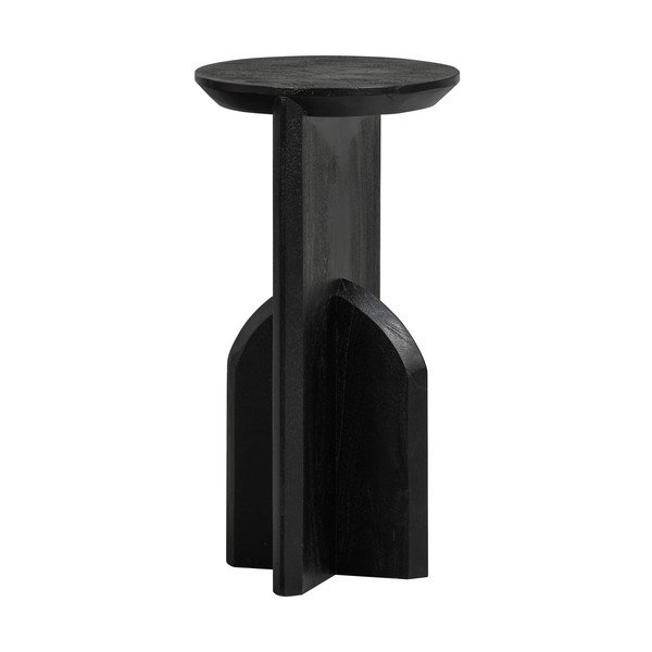 Okrúhly odkladací stolík z masívu akácie ø 30 cm Kioni – WOOOD-image-2