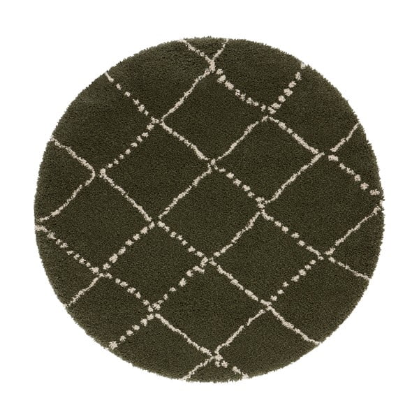 Zelený koberec Mint Rugs Hash, ⌀ 160 cm