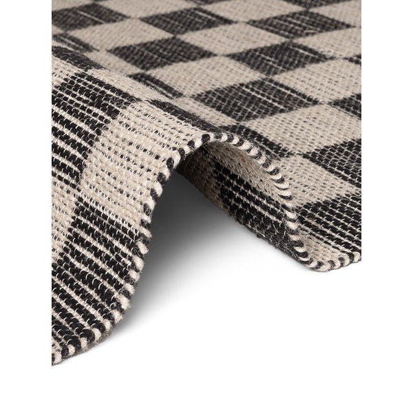 Čierny/krémovobiely obojstranný/ručne tkaný koberec s prímesou juty 200x300 cm Rex – Hanse Home-image-4