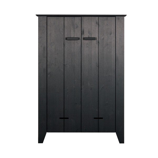 Skriňa Joep Black, 142 cm