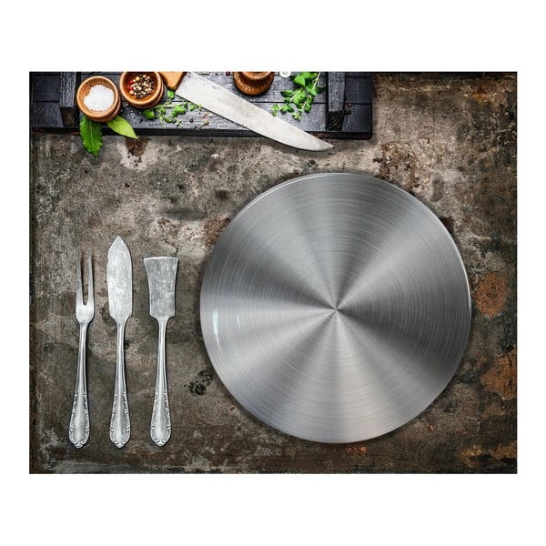 Keramický tanier Metal, ⌀ 25 cm-image-1
