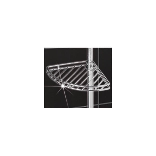 Teleskopická kúpeľňová polička z nehrdzavejúcej ocele - Maximex-image-2