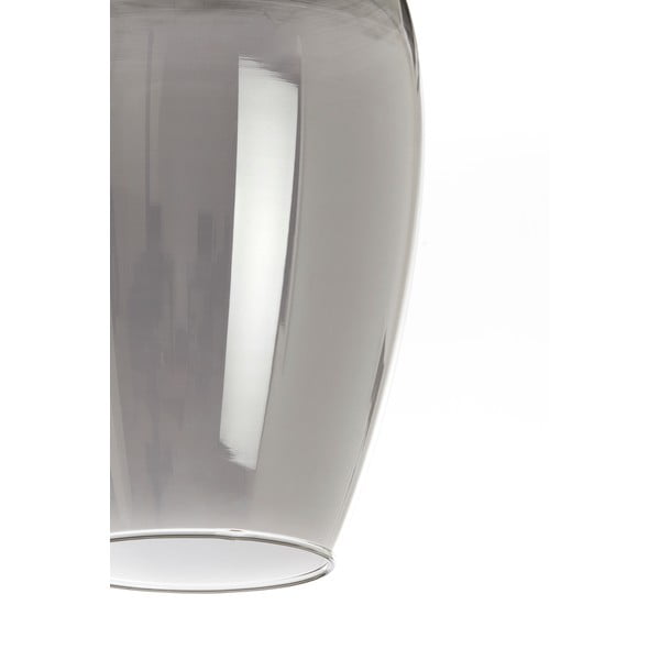 Závesné svietidlo so skleneným tienidlom v tmavosivo-bronzovej farbe ø 45 cm Lukaro – Light & Living-image-4
