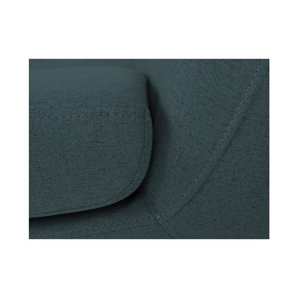 Tmavomodrá pohovka s hnedými nohami Mazzini Sofas Piemont, 188 cm-image-4