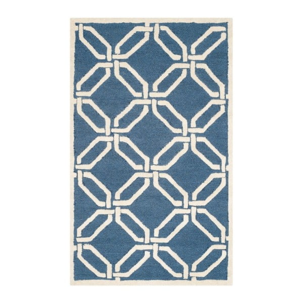 Vlnený koberec Safavieh Mollie Water, 121 × 182 cm