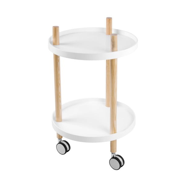 Pojazdný dvojposchodový stolík Leitmotiv Fushion-image-1