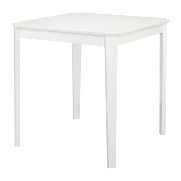 Biely jedálenský stôl 13Casa Kaos, 75 x 75 cm
