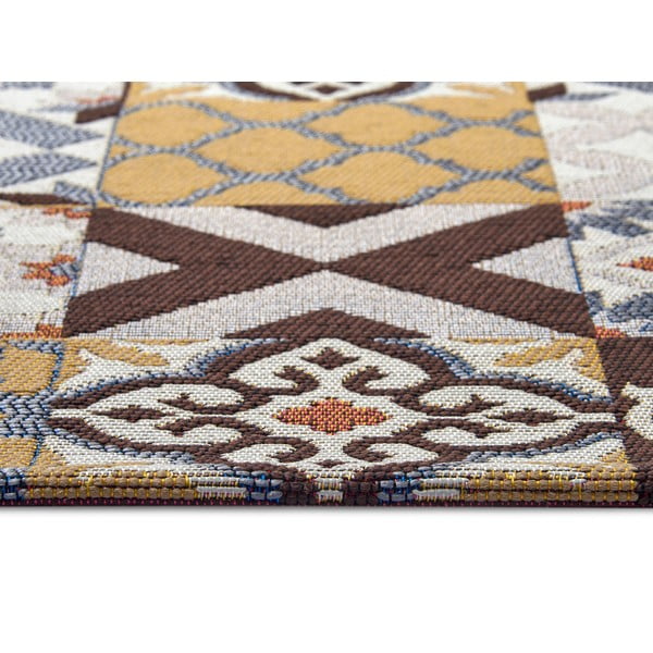 Hnedý koberec behúň 75x150 cm Cappuccino Mosaik – Hanse Home-image-2