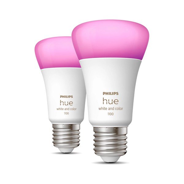 LED žiarovky v súprave 2 ks E27, 11 W White and color ambiance – Philips Hue-image-1
