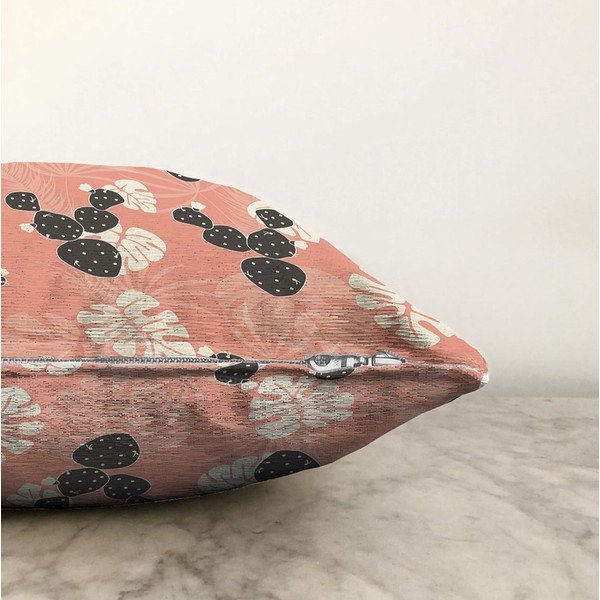 Oranžová obliečka na vankúš s prímesou bavlny Minimalist Cushion Covers Chenille, 55 x 55 cm-image-1