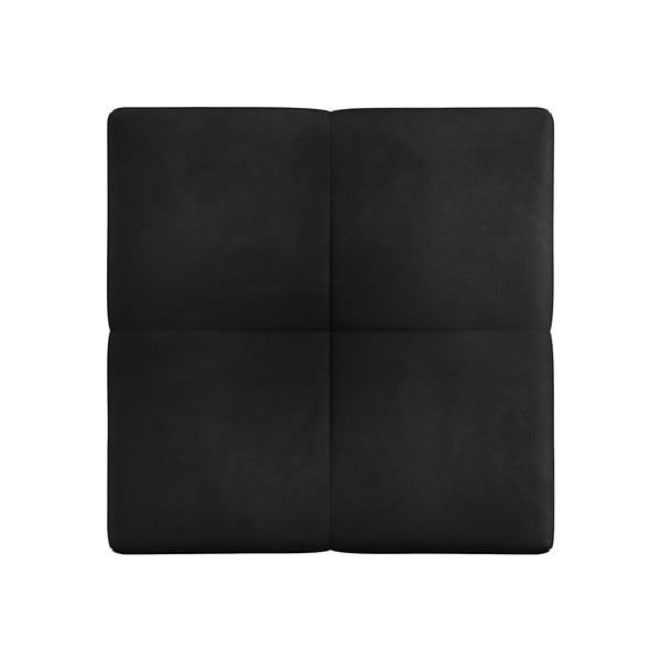 Čierny zamatový modul pohovky Rome Velvet - Cosmopolitan Design-image-3