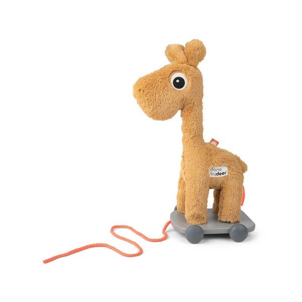 Horčicovožltá hračka Done by Deer Pull Along Raffi-image-1