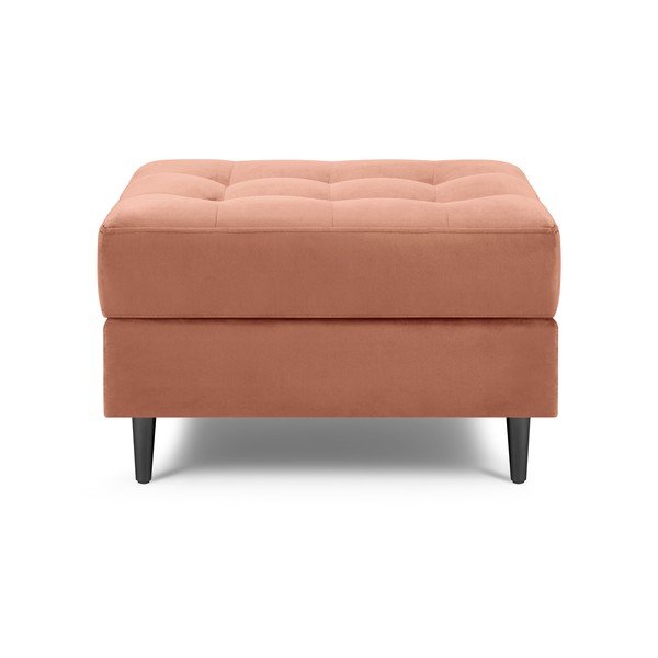 Ružová zamatová podnožka Milo Casa Santo-image-3