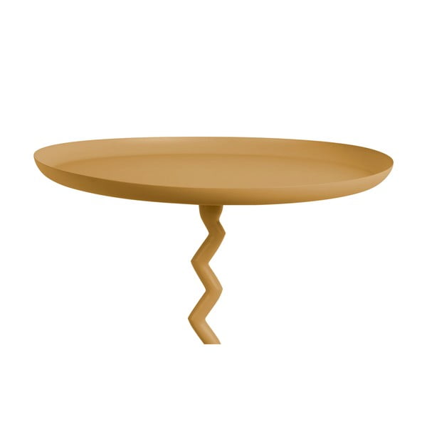 Kovový okrúhly odkladací stolík ø 40 cm Zig Zag – Leitmotiv-image-2