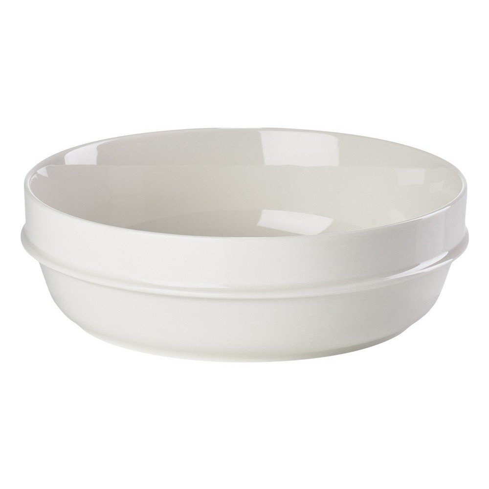 E-shop Krémovobiela porcelánová polievková miska 900 ml Eau – Zone