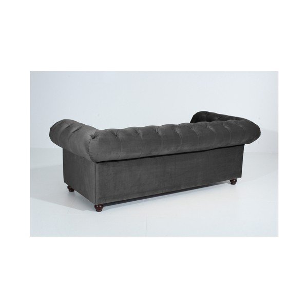 Antracitovosivá pohovka Max Winzer Orleans Velvet, 216 cm-image-1