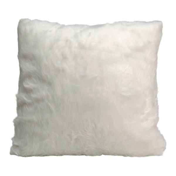 Vankúš Home Collection Imitation Fur White, 48 x 48 cm