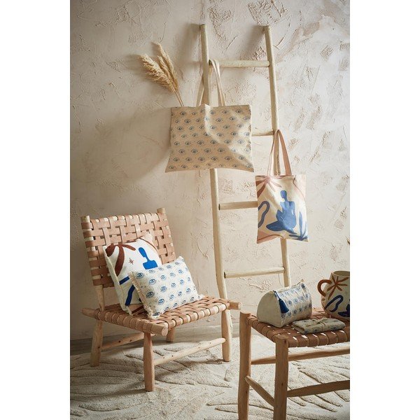 Béžové kožené kreslo Cuir - Sema-image-1