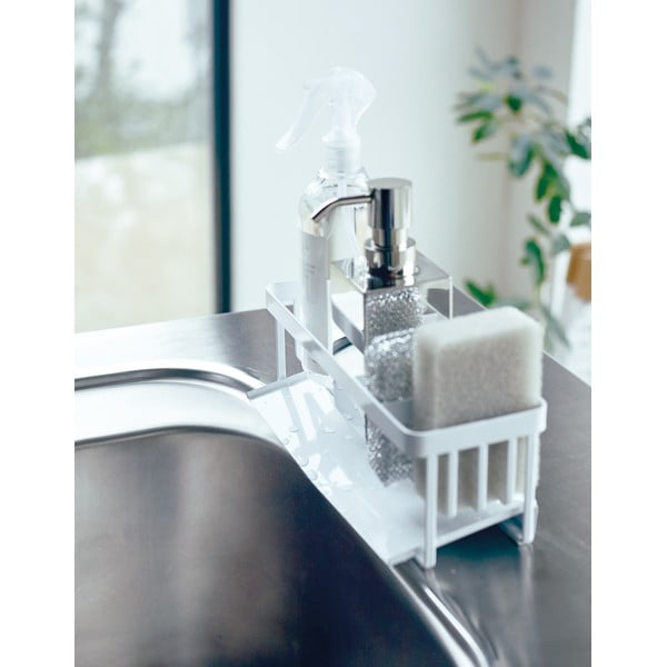 Biely kovový stojan k drezu Yamazaki Tower-image-1