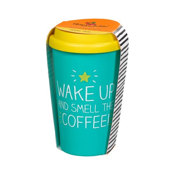 Cestovný hrnček Happy Jackson Wake Up & Smell The Coffee, 400 ml-image-1