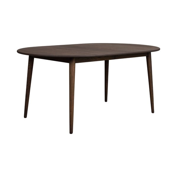 Tmavohnedý rozkladací jedálenský stôl z dubového dreva 105x170 cm Tyler – Rowico-image-4