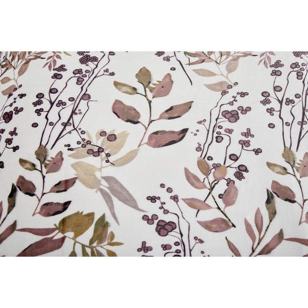 Bielo-hnedé obliečky na jednolôžko z mikroplyšu 140x200 cm Ramita - My House-image-4