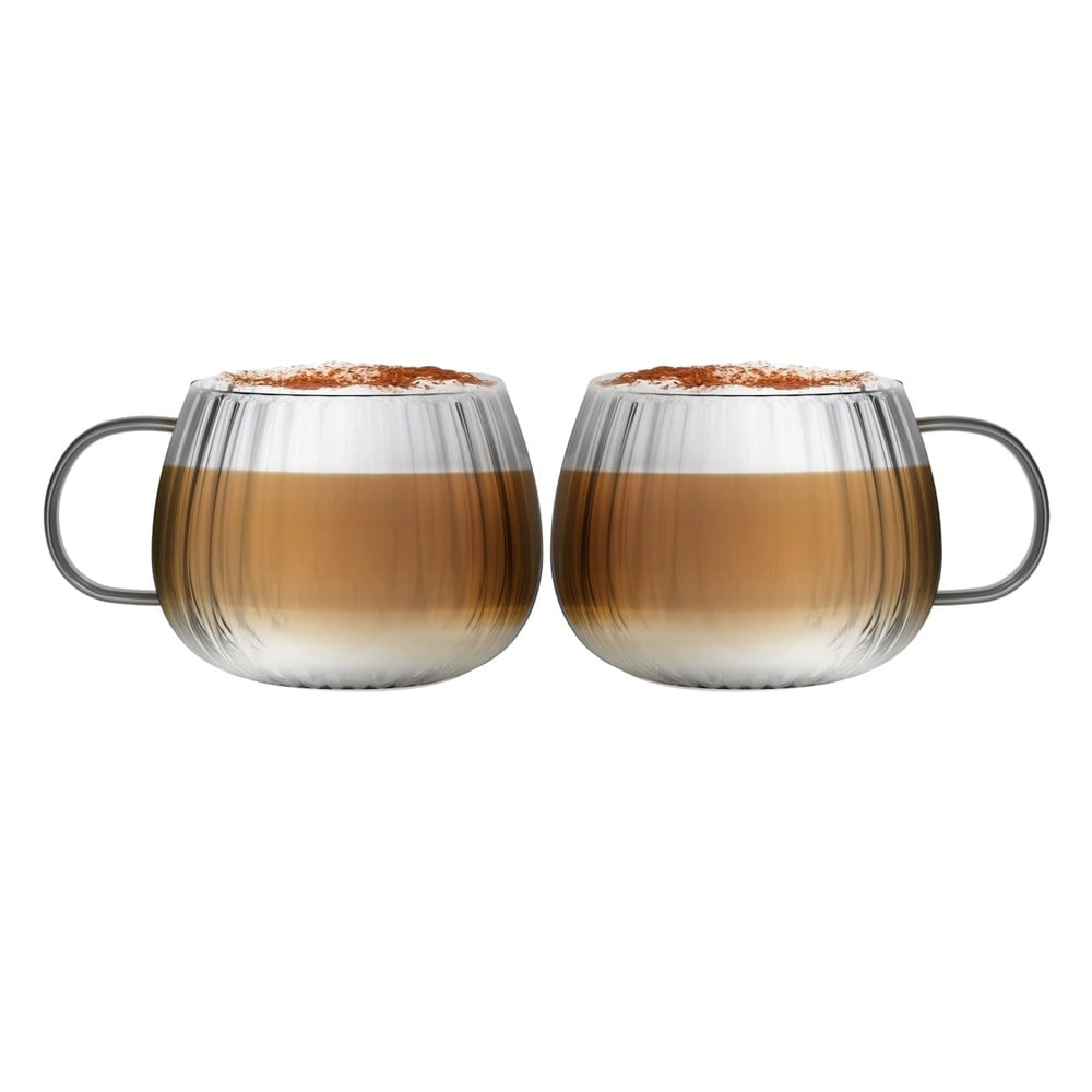 E-shop Hrnčeky na cappuccino v súprave 2 ks 350 ml Tulip – Vialli Design