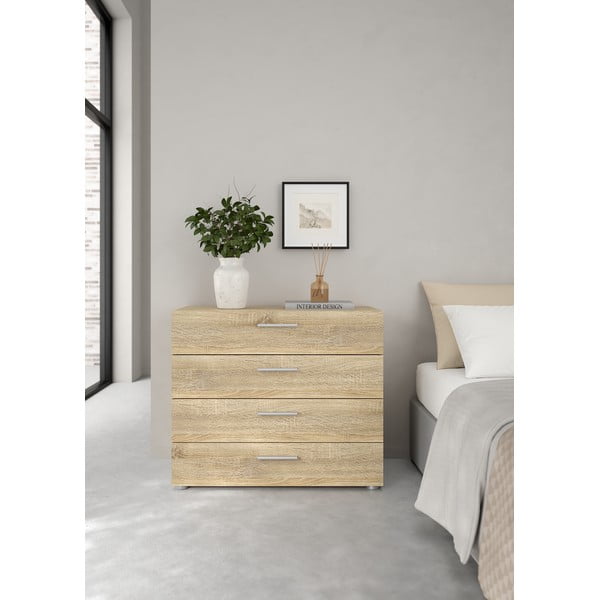 Komoda v dubovom dekore Tvilum Pepe, 80 x 68 cm-image-1