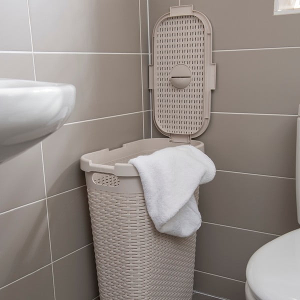 Béžový kôš na bielizeň Addis Calico, 40 l-image-2