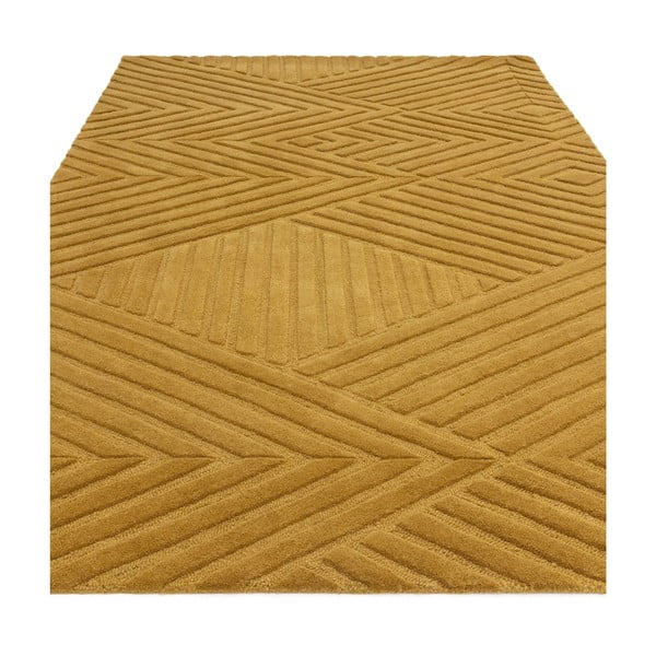 Okrovožltý vlnený koberec 120x170 cm Hague – Asiatic Carpets-image-4